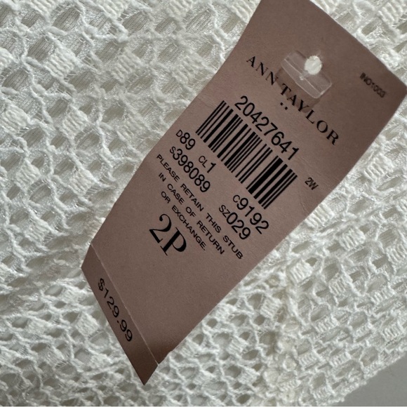 NWT Ann Taylor crochet sleeveless A- Line dress ❤️ - Picture 7 of 7